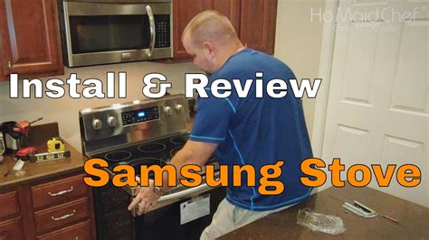 how to install a samsung stove